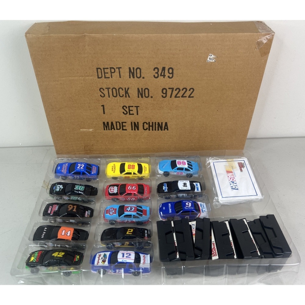 Lot of 5 1991 Racing Champions 13 Piece NASCAR Car Sears 1:64 Scale Cards #97222